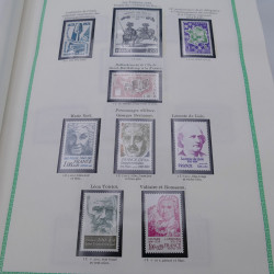 Collection timbres de France 1977-1999 neufs complet en album.