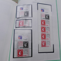 Collection timbres de France 1977-1999 neufs complet en album.