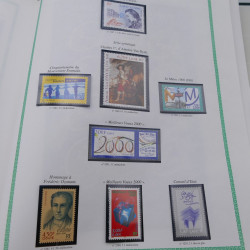 Collection timbres de France 1977-1999 neufs complet en album.