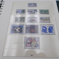 Collection timbres de France 1949-1962 neuf** complet en album.