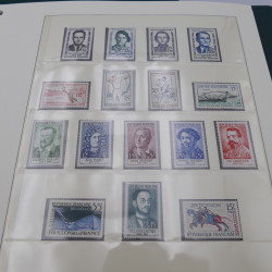 Collection timbres de France 1949-1962 neuf** complet en album.