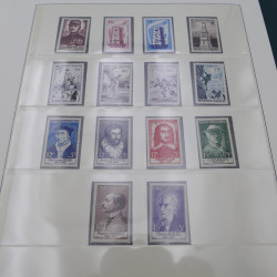 Collection timbres de France 1949-1962 neuf** complet en album.