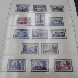 Collection timbres de France 1949-1962 neuf** complet en album.