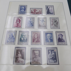 Collection timbres de France 1949-1962 neuf** complet en album.