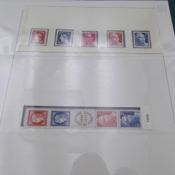 Collection timbres de France 1949-1962 neuf** complet en album.