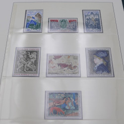 Collection timbres de France 1963-1972 neuf** complet an album.