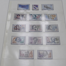 Collection timbres de France 1963-1972 neuf** complet an album.