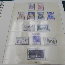 Collection timbres de France 1974-1981 neuf** complet an album.