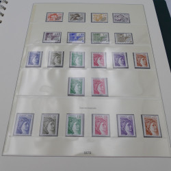 Collection timbres de France 1974-1981 neuf** complet an album.