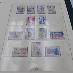 Collection timbres de France 1974-1981 neuf** complet an album.