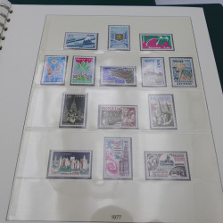 Collection timbres de France 1974-1981 neuf** complet an album.