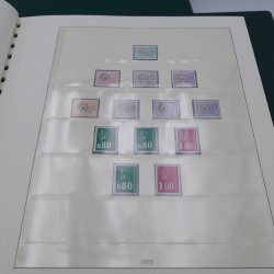 Collection timbres de France 1974-1981 neuf** complet an album.