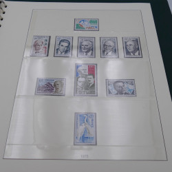 Collection timbres de France 1974-1981 neuf** complet an album.