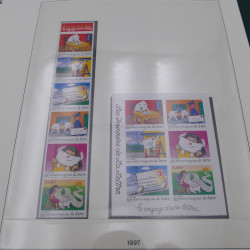 Collection timbres de France 1989-1997 neuf** complet en album.