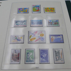 Collection timbres de France 1989-1997 neuf** complet en album.