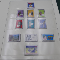 Collection timbres de France 1989-1997 neuf** complet en album.