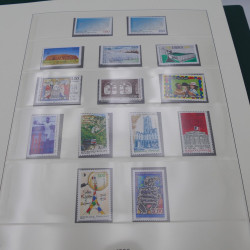 Collection timbres de France 1989-1997 neuf** complet en album.