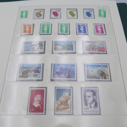 Collection timbres de France 1989-1997 neuf** complet en album.