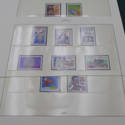 Collection timbres de France 1989-1997 neuf** complet en album.