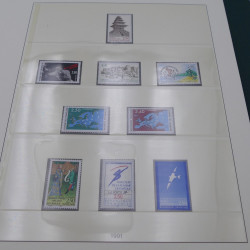 Collection timbres de France 1989-1997 neuf** complet en album.