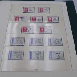 Collection timbres de France 1989-1997 neuf** complet en album.