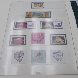 Collection timbres de France 1998-2005 neuf** complet en album.