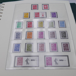 Collection timbres de France 1998-2005 neuf** complet en album.