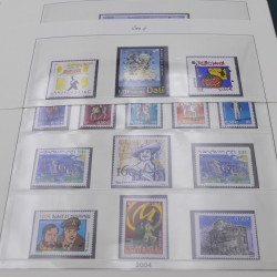 Collection timbres de France 1998-2005 neuf** complet en album.