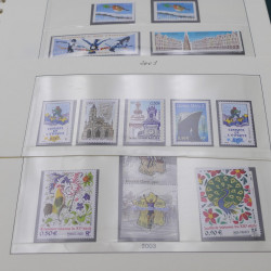 Collection timbres de France 1998-2005 neuf** complet en album.