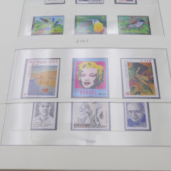 Collection timbres de France 1998-2005 neuf** complet en album.