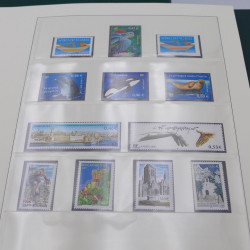 Collection timbres de France 1998-2005 neuf** complet en album.