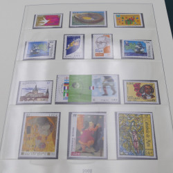 Collection timbres de France 1998-2005 neuf** complet en album.