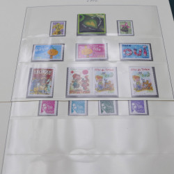 Collection timbres de France 1998-2005 neuf** complet en album.