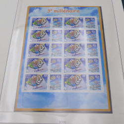 Collection timbres de France 1998-2005 neuf** complet en album.