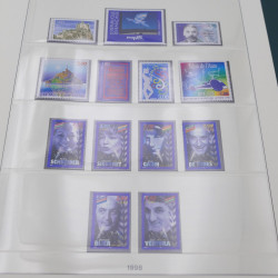 Collection timbres de France 1998-2005 neuf** complet en album.