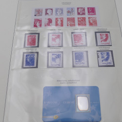 Collection timbres de France 2006-2010 neuf** complet en album.