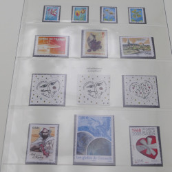 Collection timbres de France 2006-2010 neuf** complet en album.