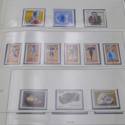 Collection timbres de France 2006-2010 neuf** complet en album.