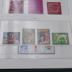 Collection timbres de France 2006-2010 neuf** complet en album.