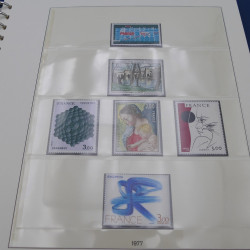 Collection timbres de France 1967-1981 neuf** en album.