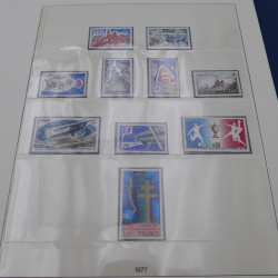 Collection timbres de France 1967-1981 neuf** en album.