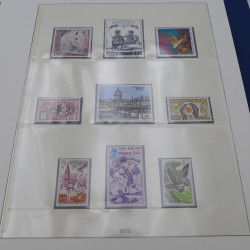 Collection timbres de France 1967-1981 neuf** en album.