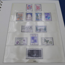 Collection timbres de France 1967-1981 neuf** en album.