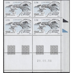 Saint Pierre et Miquelon timbre poste aérienne N°86 bloc coin daté neuf**.