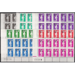 Timbres de Saint Pierre et Miquelon N°514-520 série en bloc de 10 neuf**.