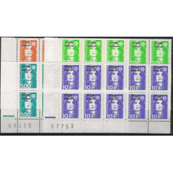 Timbres de Saint Pierre et Miquelon N°523-526 série en bloc de 10 neuf**.
