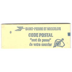 Saint Pierre et Miquelon carnet de 10 timbres Marianne de Liberté C464a.