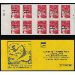 Saint Pierre et Miquelon carnet de 10 timbres Marianne du 14 juillet C675.