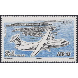 Avion ATR 42 timbre de Saint Pierre et Miquelon N°946 neuf**.