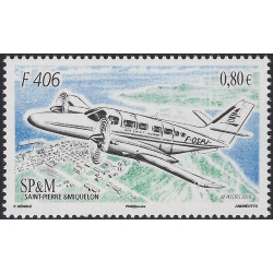 Avion F 406 timbre de Saint Pierre et Miquelon N°979 neuf**.